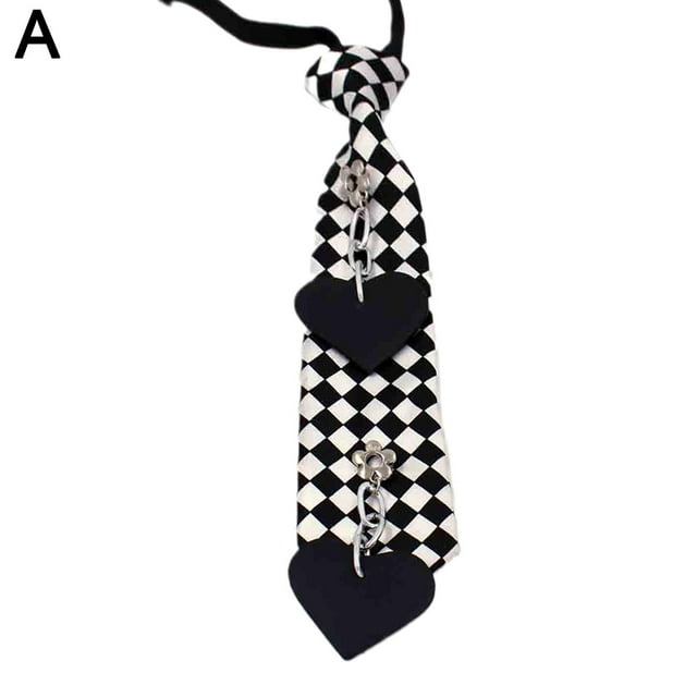Bijoux en Strass Nouveau Collier Fille Garçon Cravates Uniforme Cravate M8B1