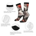thumbnail image 3 of Yiaed Heart Guinea Pig Couple Print Great elasticity Crew Socks Sports socks for Men and Women, 3 of 5