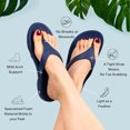 thumbnail image 2 of RockDove Women's Casual Flip Flops Slipper, Soft Waterproof Beach Slides, 2 of 7