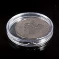 thumbnail image 3 of Ruanlalo 10Pcs Clear Transparent Plastic Round Coin Capsule Collecting Storage Box Case Holder 32mm, 3 of 6