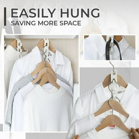 

Hanger Connecting Hooks Multifunctional Household Multi-layer Storage Artifact Clothes Rack House Necessities Wall Decor Living Room Black Friday Sale