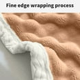 thumbnail image 5 of Soft Blankets and Throws,Lightweight Plush Throw Blanket for Couch,Coral Fleece Blanket Throw,Knit Bed Throws,Soft Bubble Fleece Blanket,Single Layer Double-sided All-season Solid Color Plush Blanket, 5 of 7