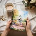 thumbnail image 3 of Happy Mother's Day Great Pyrenees with Sweets and Flowers at a Picnic Spiral Bound Journal Pyr Dog Lover 5x7in Spiral Notebook - 13005, 3 of 5