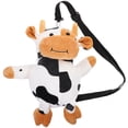 thumbnail image 1 of MasteelfCA Adorable Cow Shape Crossbody Bag Girls Shopping Hanging Out Exquisite Plush Bag, 1 of 7