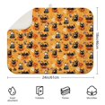 thumbnail image 2 of Cats and Pumpkins Halloween Pattern Dish Drying Mat for Kitchen 1 Pack, Ultra Absorbent Microfiber Dishes Drainer Mats,18x24in(46x61cm), 2 of 4
