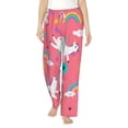 thumbnail image 2 of Picia Yoga Unicorn Womens Soft Woven Cotton Elastic Waistband Sleep Pajama Pant Lounge Sleep Pant With Pockets And Drawstring-XX-Large, 2 of 9