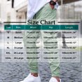 thumbnail image 4 of Plus Size Men's Cargo Pants Casual Loose Fit Nylon Spandex Blend, Trousers Joggers, Elastic Waist Drawstring Straight Leg, Quick Dry Breathable Lightweight, Outdoor Hiking, 4 of 9