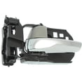 thumbnail image 3 of Left Front or Rear Interior Door Handle Compatible with 2016-2023 Honda Ridgeline Honda Passport Pilot Gray Bezel Chrome Lever With Lock Button 72160TG7A01ZC LX Lx-as RT, 3 of 5