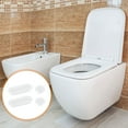 thumbnail image 7 of 4Set Toilet Seat Buffer, Anti-Slip Plastic Toilet Seat Bumper Kit, Universal Buffer Toilet Lid Rubber Bumpers for Home Hotel, White, 7 of 7