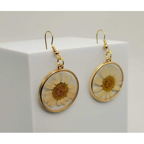 Pressed Wild Flower Earrings | Multi Flower Earrings | Resin Jewelry