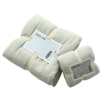 PRETXORVE Bath Towel Set, Large Bath Towels, Cotton 2 in 1 Bath Towel and Face Towel Soft-Bath Towels Set OF