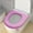 Hot Pink, variant on High Foam Washable Toilet Seat Cushion for Household Use with Anti-Slip Design, Reusable Portable Cover, Suitable for All Seasons in Bathroom