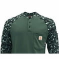 thumbnail image 5 of BOCOMAL FR Shirts Flame Resistant Henley Printed and Camo Two Tone 7oz Men's Fire Retardant Work Shirts, 5 of 6