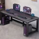 thumbnail image 2 of Small Table Easy Computer Desks Esports Bedroom Learning Household Computer Desks Desktop Mesa Plegable Office Furniture QF50CD My Lux Decor Round, 2 of 29