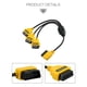 thumbnail image 3 of AUTOOL OBD2 Cable Extensión A Tres Al Adaptador Convertidor Cable 50 Cm, 3 of 5