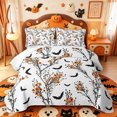 thumbnail image 2 of Manfei Cartoon Halloween Quilt King,Magic Ghost King Coverlet Set,3-Piece,1 Bedspread and 2 Pillowcases, 2 of 7