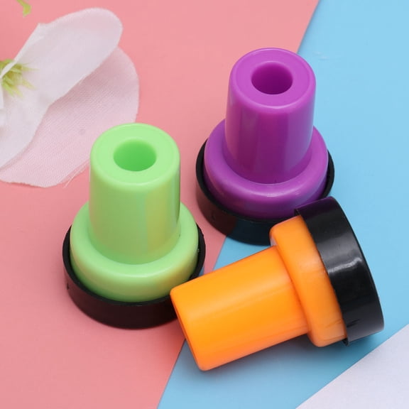 LEORX 12 Pcs Cartoon Animal Stamps Set for Learning English Words and Art Craft for Kids in Purple Color