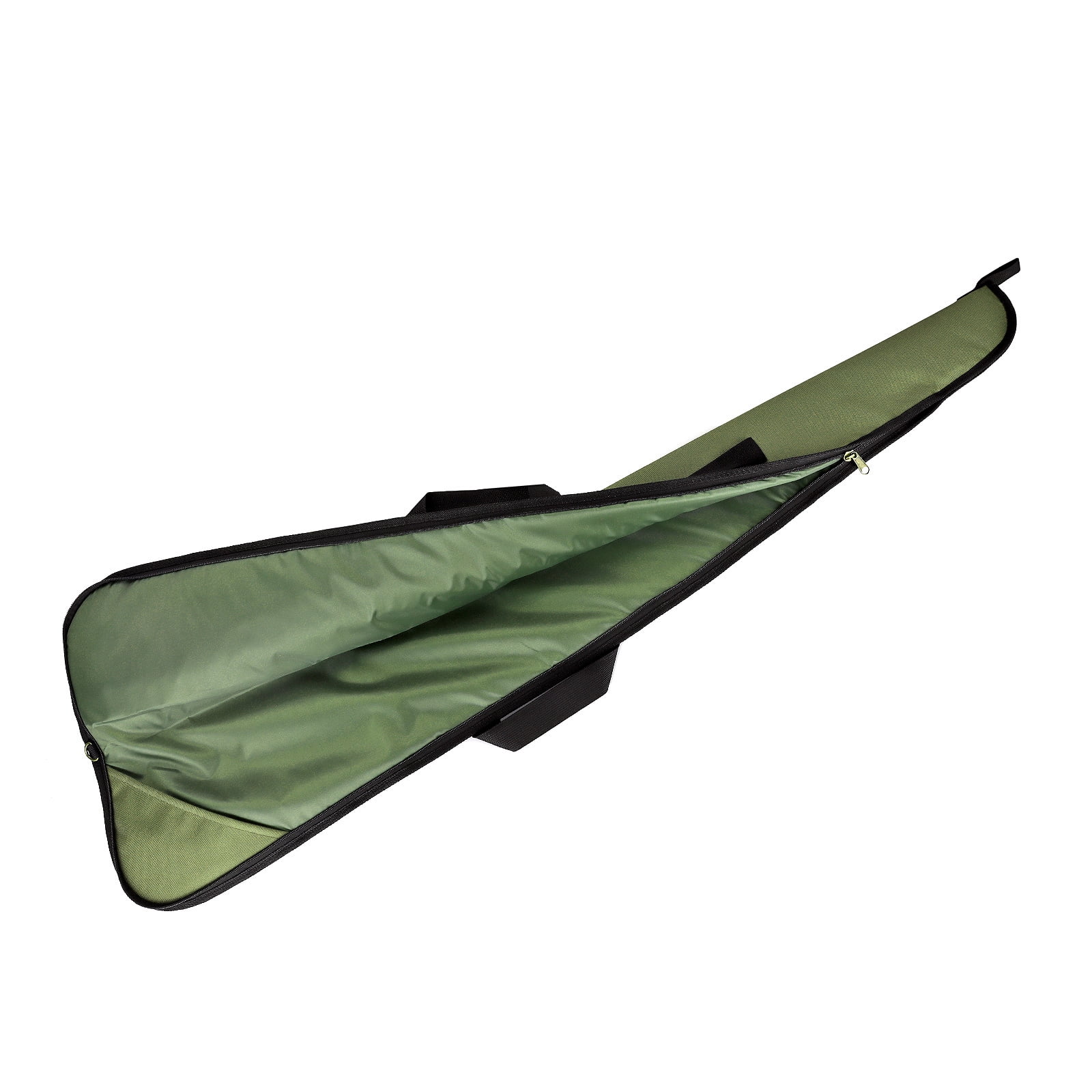 TOURBON Nylon Slip Carrying Case for Hunting Shotgun, Soft Padded Protective Bag with Pocket Green