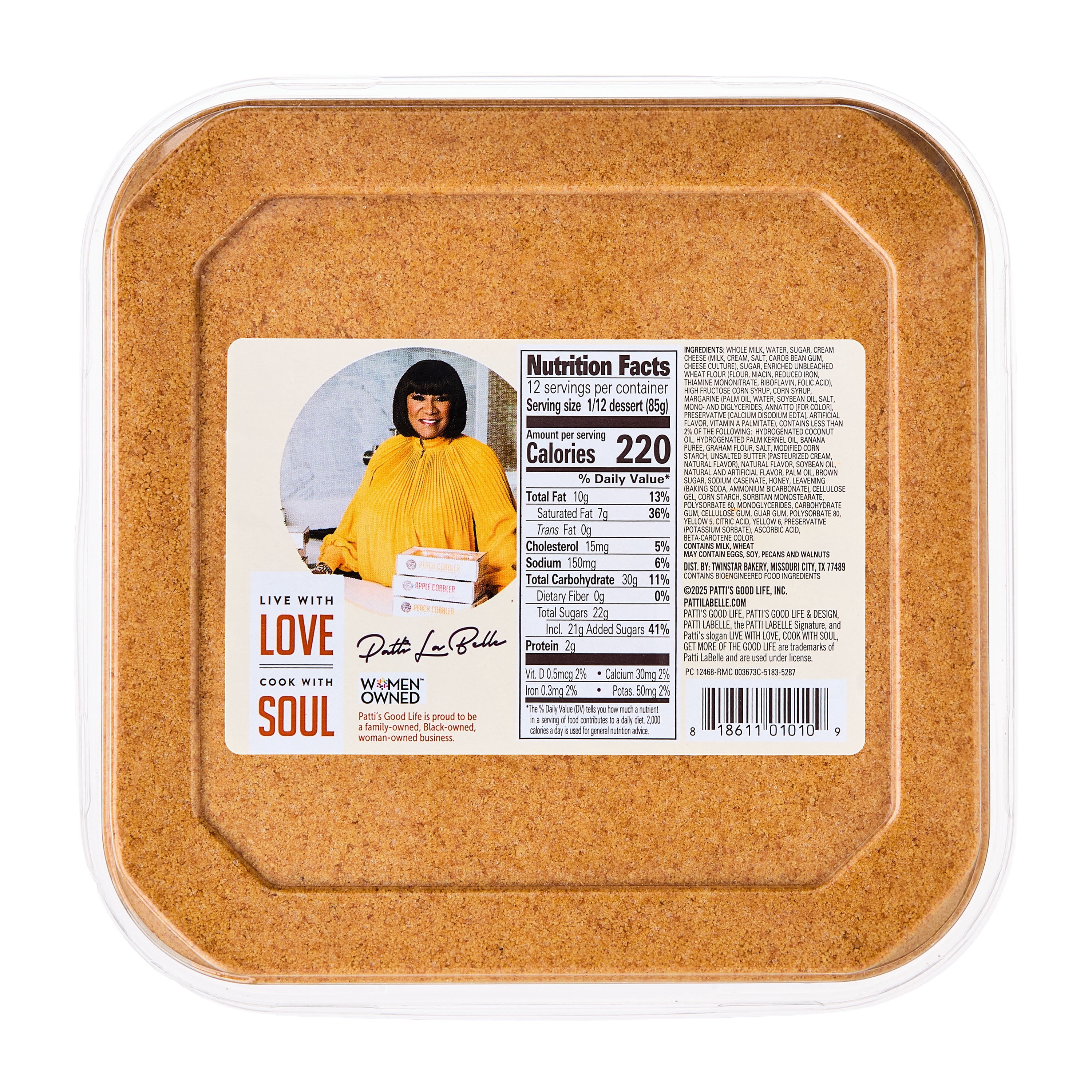 Patti LaBelle's Good Life Banana Pudding, 36 oz