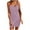 Womens Fall Trendy Dress Purple, variant on Summer Dresses for Women Plus Size Ribbed Knit Tank Crew Neck Breathable Racer Back Athletic Mini Dress