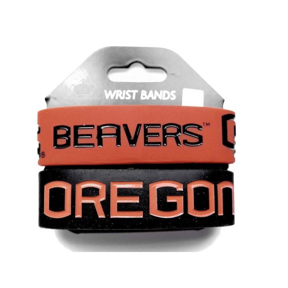 Oregon State Beavers Bracelets - 2 Pack Wide