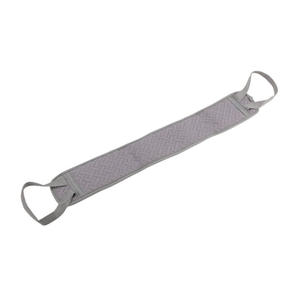 Toalla de baño con cordón Unique Bargains para baño 33.46"x3.54" 1 Pc Gris Claro