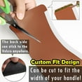 thumbnail image 5 of Refrigerator Door Handle Covers, 6PCS, Leather Kitchen Appliance Handle Covers, Keep Your Fridge Microwave Oven Stove or Dishwasher Clean, Stains Dirty Oils, Kitchen Decor(Dark Orange), 5 of 12