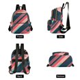 thumbnail image 4 of FORMRS Mini Backpack Purse for Women Quilted Travel Daypack Casual Shoulder Bag, Pink Geometric, 4 of 7