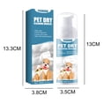 thumbnail image 5 of 60ml Cleaning Foam Relieve Itchiness No Rinse Dog Cat Bathing Shampoo Pet Supply, 5 of 5
