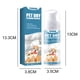 thumbnail image 2 of Espuma de limpieza en seco de 60ml, champú desodorante para animales pequeños sin agua, sin enjuague, Gel de ducha de conejo para aliviar la picazón, accesorios para mascotas, 2 of 9