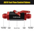 thumbnail image 3 of Unique Bargains AN10 Shut Off Valve Fuel Fitting fuel Flow Control Valves Inline Fuel Fitting Flow Drain Control Cut Off, 3 of 6