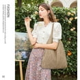 thumbnail image 6 of Gocvo Crochet Bag for Women, Crochet Tote Summer Bag Mesh Large Shoulder Bag (Khaki 14 x 10 x 26.5in), 6 of 6