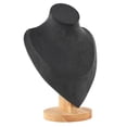 thumbnail image 1 of Busto de maniquí para exhibición de joyas, soporte para collar, modelo estable, soporte para colgantes 105x167x23cm, 1 of 9