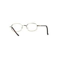 thumbnail image 4 of Mens Classic Metal Rim Rectangular Bifocal Reading Eye Glasses Gold 2.0, 4 of 4