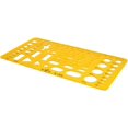 thumbnail image 3 of FYBTO Drafting Templates Geometric Drawing Template Measuring Ruler Yellow Building Formwork Stencils-0621, 3 of 5
