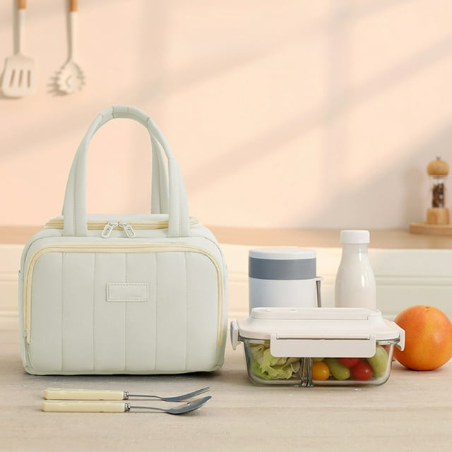 Insulated Waterproof Lunch Cooler Bag, Adjustable Strap Portable, Freezable Food Storage, Durable Polyester, for Travel Work, Keeps Food Cold, Eco-Friendly picnic bag.