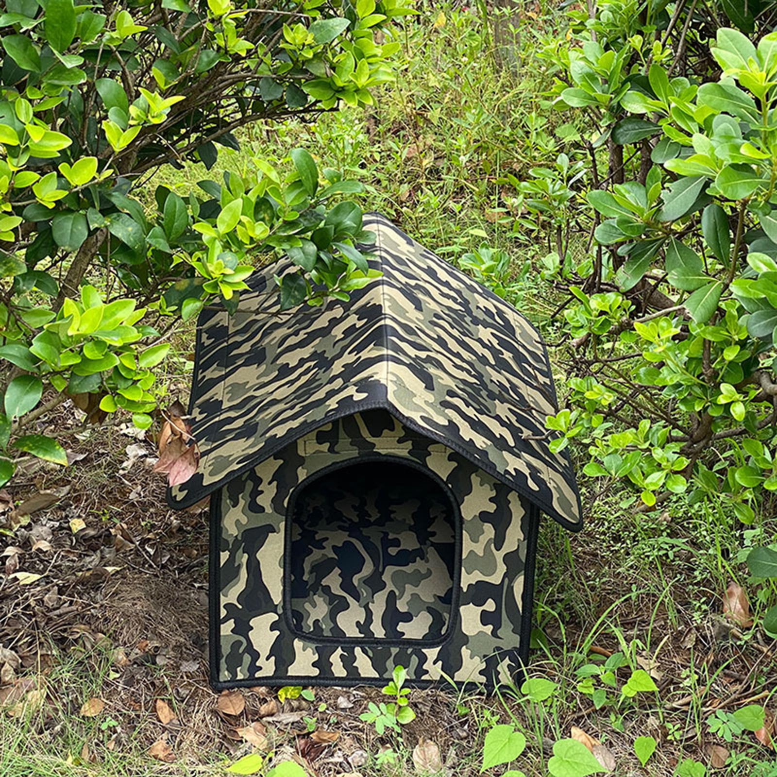 CIYISON Outdoor Dog House Water Resistant Pet Cave Tent for Cats & Small Dogs Puppies
