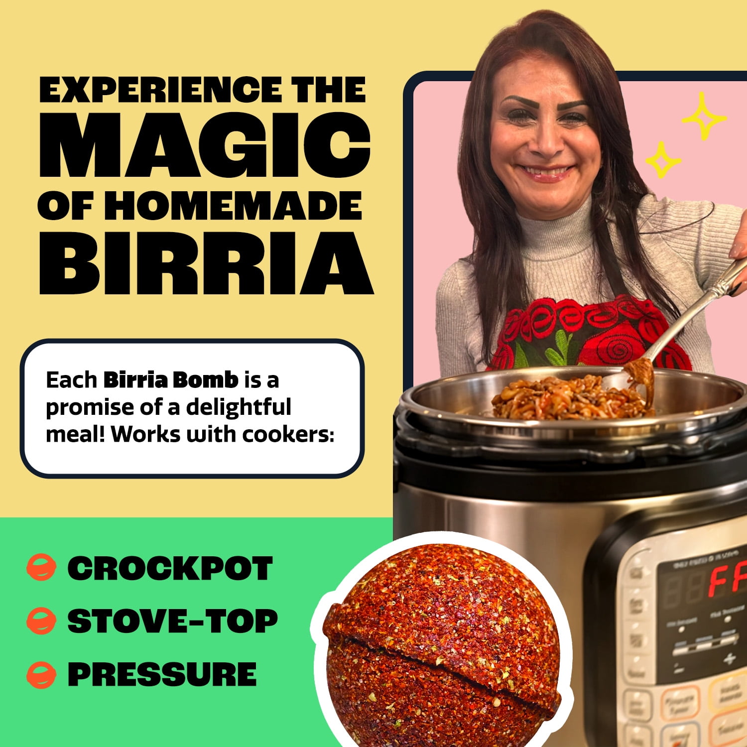 EZ Bombs Birria Bomb Seasoning, 1 Pack – Authentic Mexican Spice Mix for Tacos, Burritos, Nachos, and Quesadillas – Made with Real Chiles, Herbs, and Spices