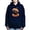 Navy, variant on - PD Moreno's Halloween Bl - Pullover Hoodie, Classic & Comfortable Hooded Sweatshirt