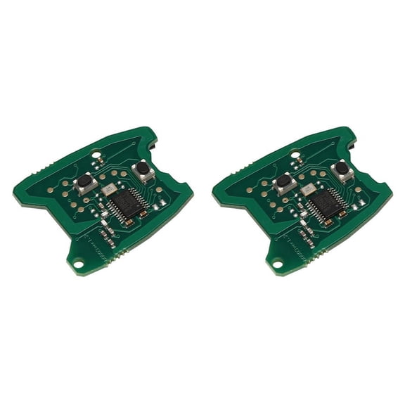 2X 433MHz 2 Button Remote Key FOB Circuit Board for 307 / 2000-2017 73373067C