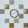 thumbnail image 3 of 10 Sheets Self Adhesive Wall Tiles for Kitchen and Bathroom Backsplash, 30 x 30 cm,（Leopard Patterns）, 3 of 5
