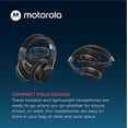 thumbnail image 3 of Motorola Bluetooth Wireless Headphones with Microphone, Moto XT220 Over-Ear Headphones in-Line Control for Calls - Foldable Head Phones, Adjustable Headband - Dynamic Bass, Clear Sound - Black, 3 of 6