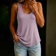 thumbnail image 5 of yillto Womens Athletic Tank Racerback Sleeveless Lightweight Loose Summer Running Yoga Tee Shirts, 5 of 7