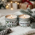 thumbnail image 6 of Nature Skin Shop Handmade Holiday Wood Wick Candles Gift Set, Pack of 2, 6 of 6