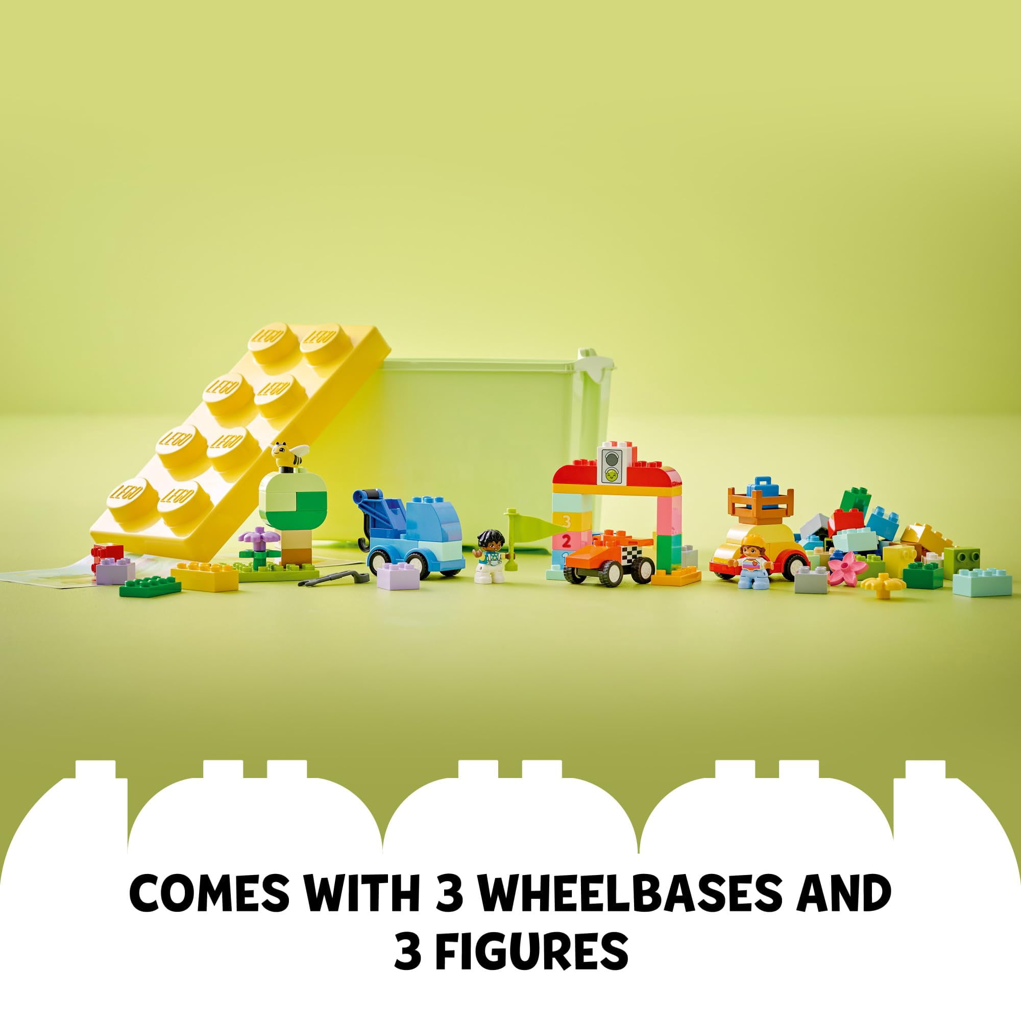 LEGO DUPLO Classic Cars and Trucks Brick Box Playset 10439