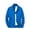 Royal Blue, variant on Men's Stand Collar Windbreaker Jacket with Side Zippered Pockets Featuring Lightweight Design Black L