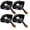 Black, variant on Right Angle Clamp, [4 PACK] Single Handle 90° Aluminum Alloy Corner Clamp, Clamps for Woodworking Adjustable Swing Jaw, Woodworking Tools Photo Frame Vise Holder, Gifts for Men Dad