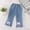 Blue-c, variant on Toddler Girls Jeans Denim Elastic Wasit Wide Leg Baggy Pants Baggy Jeans Kids for Kids Girls 1-2 Years