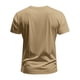 thumbnail image 5 of pstuiky Camisa de manga corta para hombre, Camiseta de manga corta con cuello en V y ventilación de color liso para hombre ropa de hombre s, 5 of 9