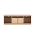 thumbnail image 2 of 70" Contemporary Two-Door Wood Console - Oak, 2 of 6